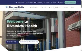 Riverview Health Physicians OB/GYN website