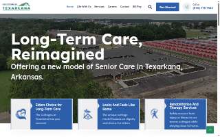 The Cottages at Texarkana website