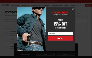 Clinger Holsters website