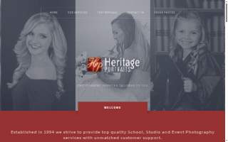 Heritage Portraits website