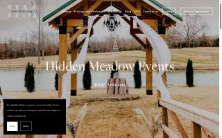 Hidden Meadow Events website