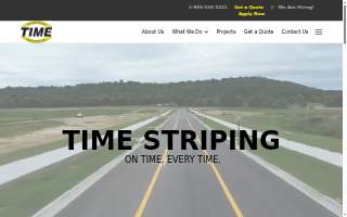 Time Striping Inc. website