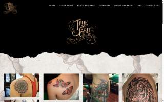 True Grit Tattoo Parlor website