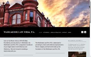 Wahlmeier Law Firm, P.A. website