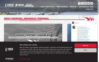 Crete Carrier Corporation of West Memphis website