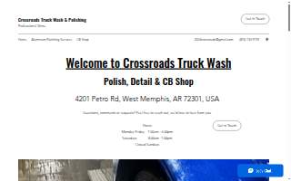 Crossroads Truck Wash website
