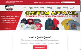 JRK Printing Company website