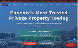 Axle Towing & Impound website