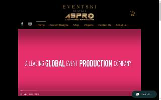 Eventski Rentals website