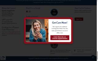 Heavens Urgent Care website