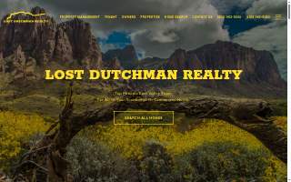 Lost Dutchman Realty website