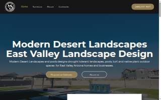 Modern Desert Landscapes website