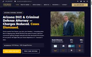Oliverson Law DUI & Criminal Defense of Apache Junction website