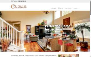 Perfection Home Inspections website