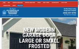 Avondale Garage Doors INC website
