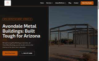 Avondale Metal Buildings website