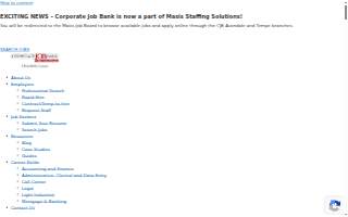 Corporate Job Bank – a Masis Staffing Company of Avondale website