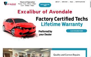 Excalibur of Avondale Collision LLC website