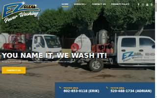 EZ Clean Power Washing LLC website
