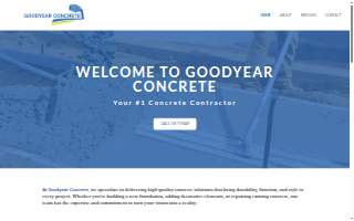 Goodyear Concrete of Avondale website