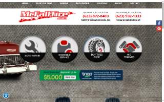 McFall Tire & Auto Repair of Avondale website