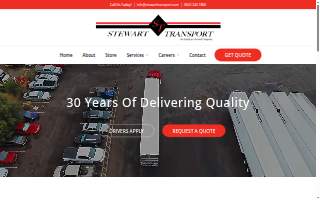 Stewart Transport of Avondale website