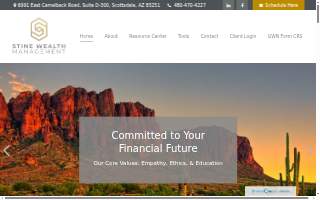 Stine Wealth Management website