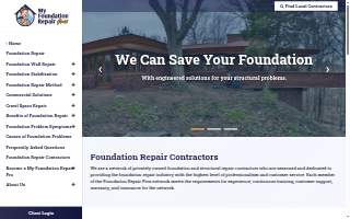 Tennyson Foundation Repair website