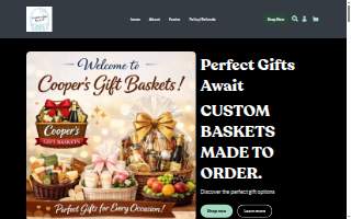 Cooper's Gift Baskets LLC website