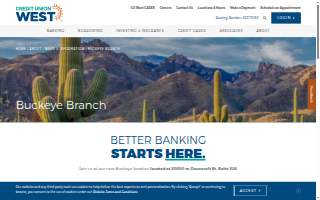 Credit Union West of Buckeye website