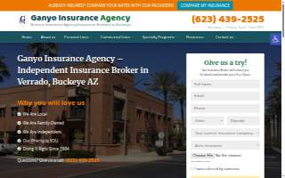 Ganyo Insurance Agency website
