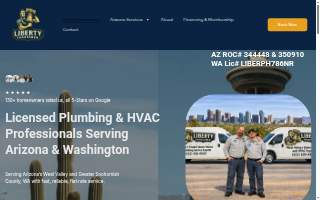 Liberty Tradesmen website