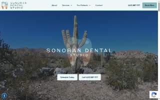 Sonoran Dental Studio website