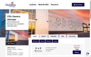 City Square Storage website