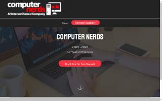 Computer Nerds of Bullhead City website