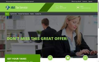 J & E Tax Service website