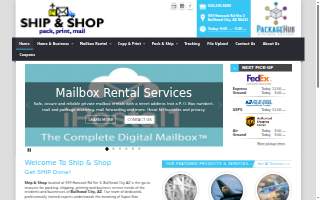 Ship & Shop - UPS, FedEx, Postal website