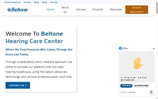 Beltone Professional Hearing Center website