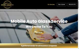 Pinal County Auto Glass of Casa Grande website