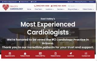 Tri-City Cardiology of Casa Grande website
