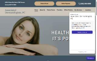 Associated Dermatologists PC of Casas Adobes website