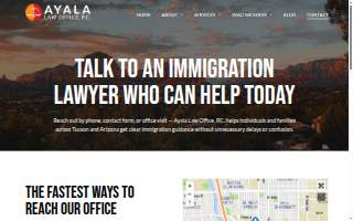Ayala Law Office, P.C. website