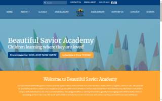 Beautiful Savior Academy website