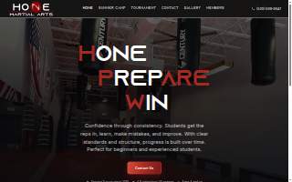 Hone Martial Arts website