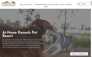 At-Home Kennels of Catalina Foothills website