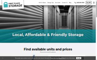 First Plaza Storage website