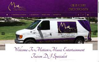 Motion Music Entertainment, LLC of Catalina Foothills website