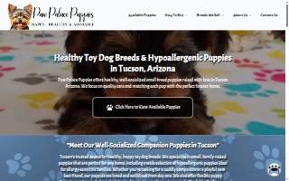 Paw Palace Puppies website