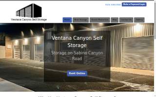 Ventana Canyon Self Storage website