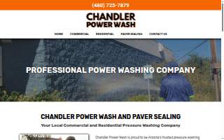 Chandler Power Wash and Paver Sealing website